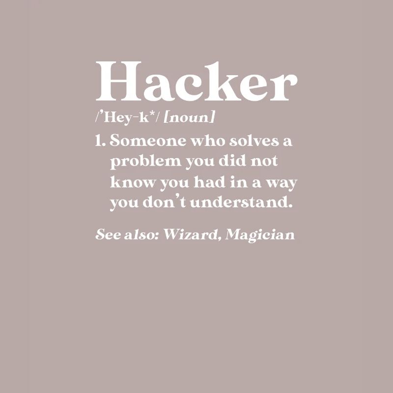 Hacker Coder Computerfreak Nerd Hacking Geschenk