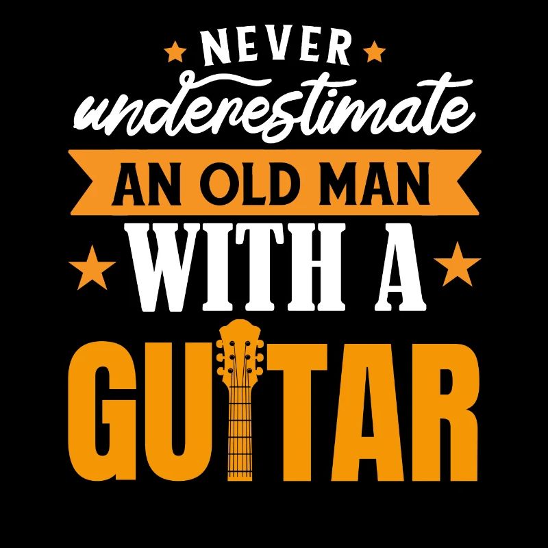 Never underestimate an old man with A Guitar