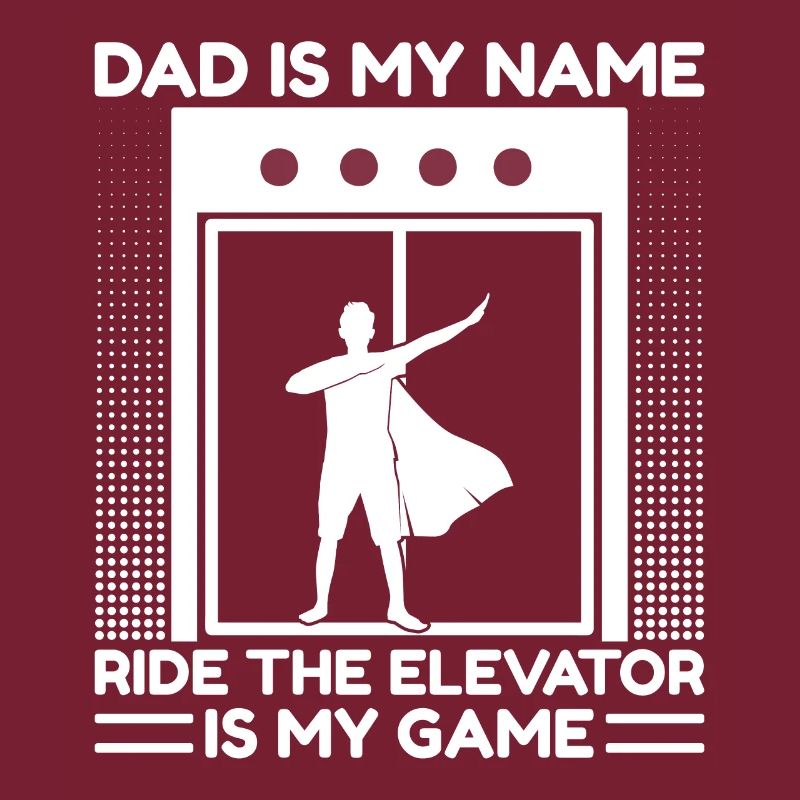Funny Elevator Mechanic Dad My Name Elevator Game