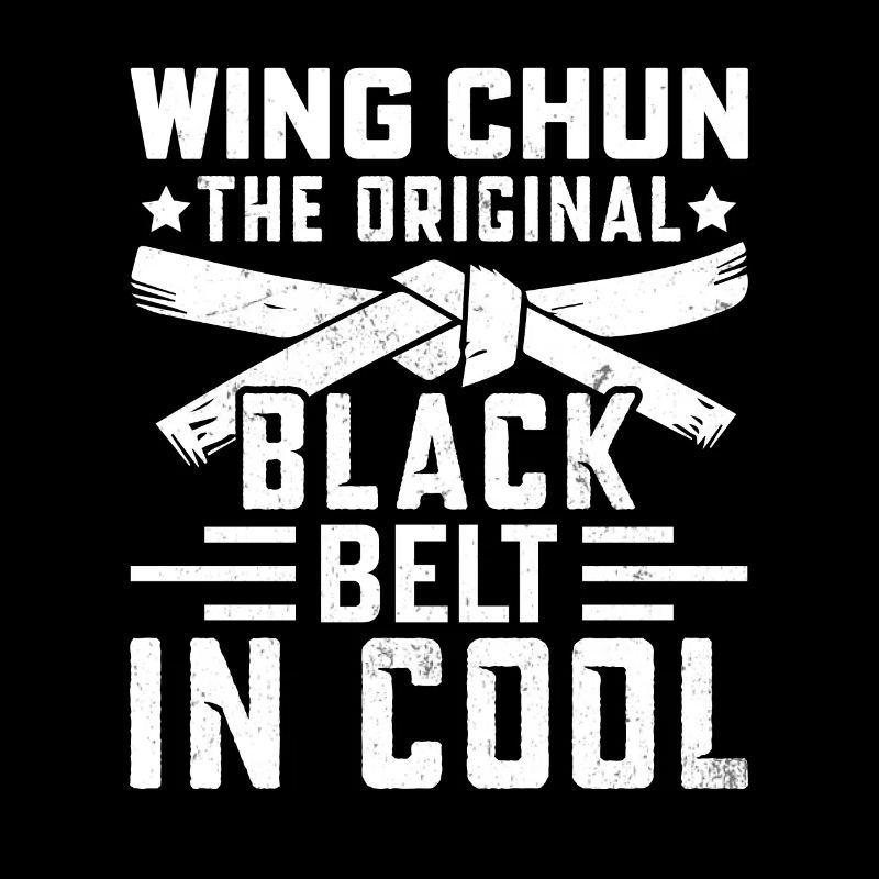 Wing Chun der original schwarze Gürtel in cool