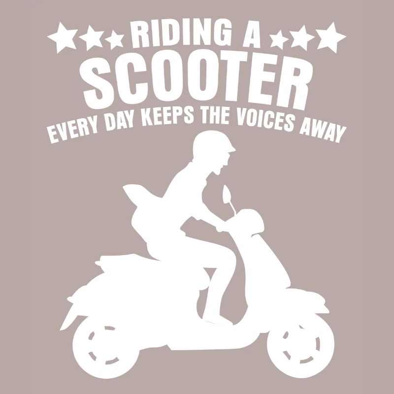 Scooter Riding Motorcycle