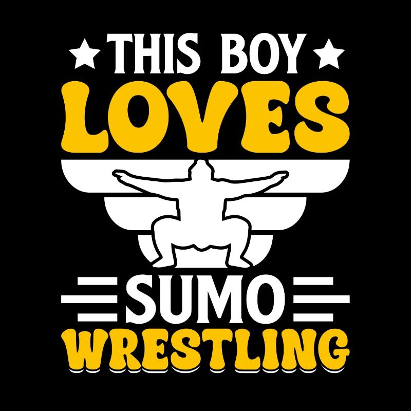 Ce garçon aime la lutte de sumo