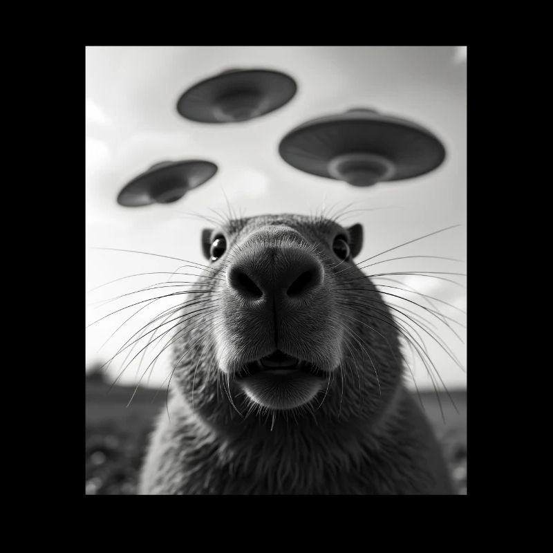 Costume de capybara graphique drôle capybara
