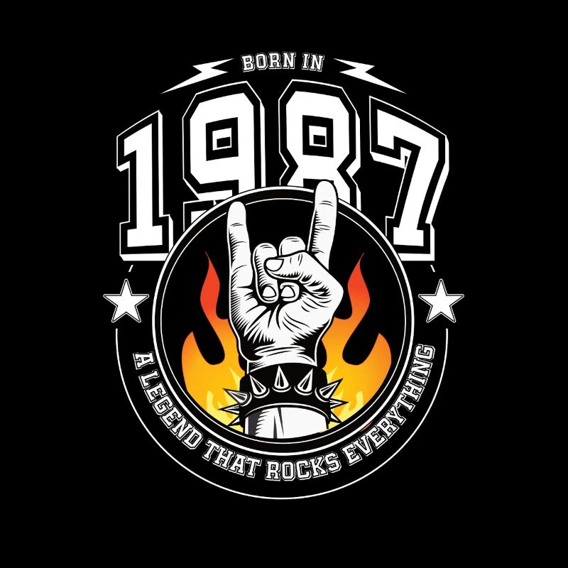 1987 Birthday, rocks everything