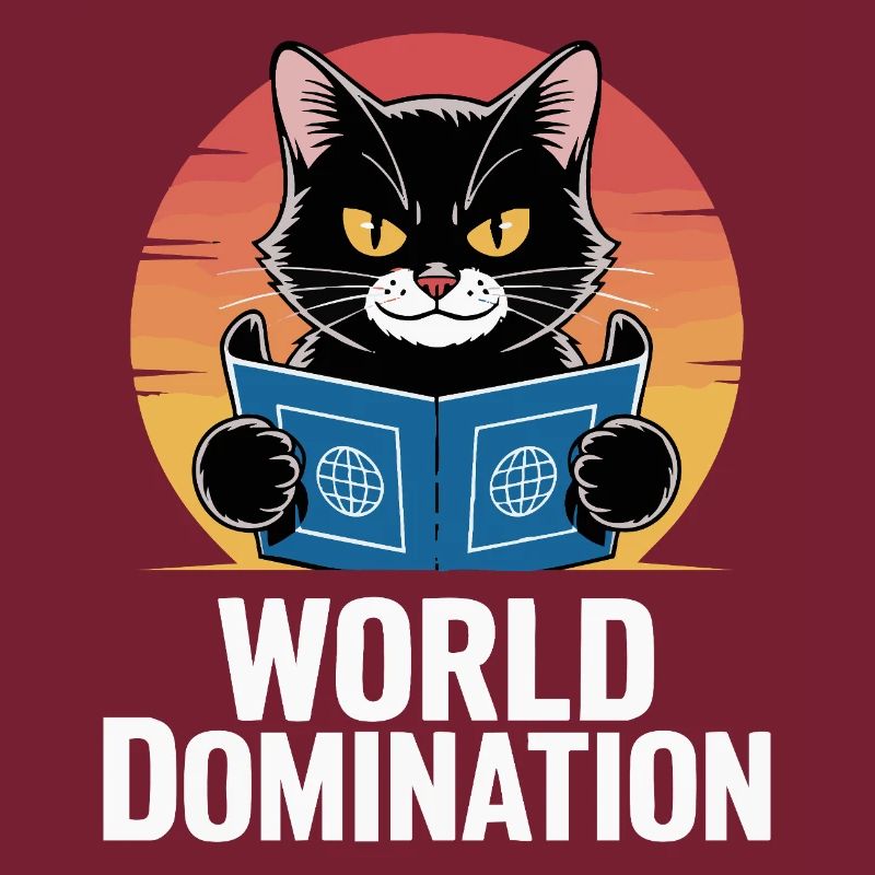 Domination mondiale – un chat avec de grands projets