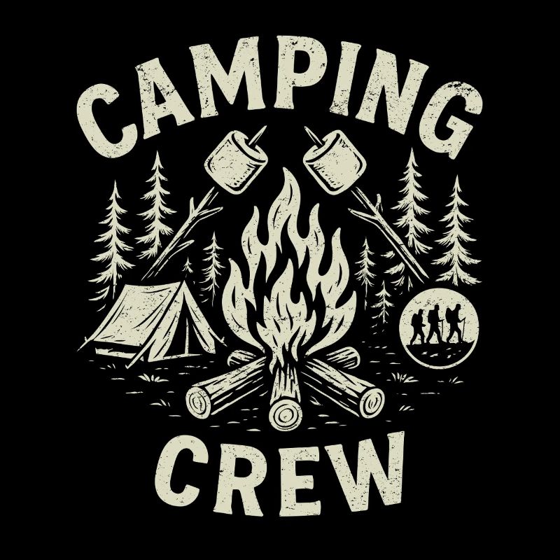 Camping Crew Funny Gift for Camping Lovers