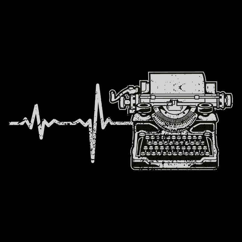 Gift Heartbeat typewriter