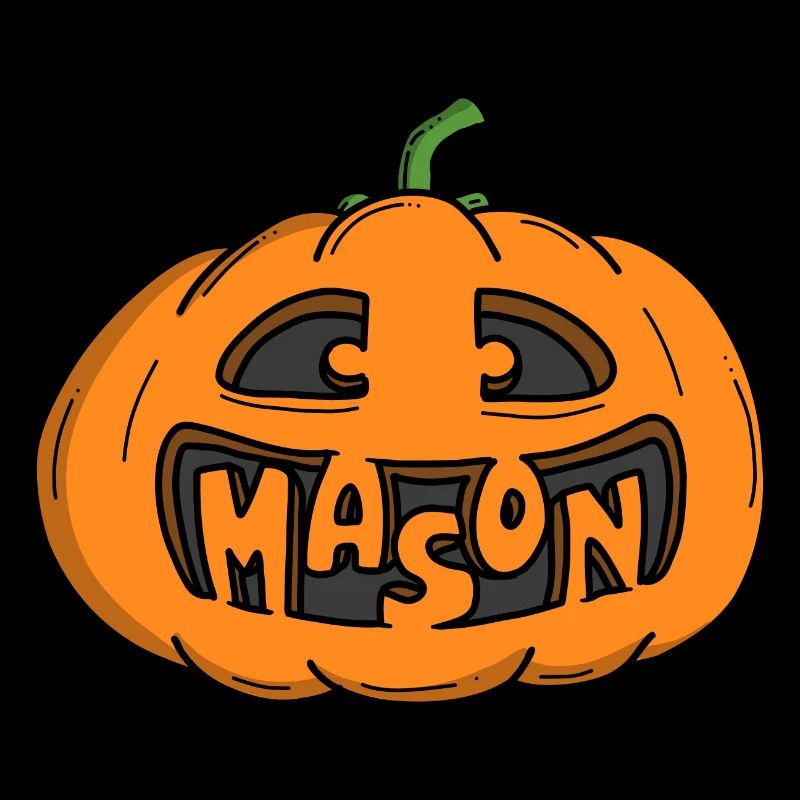 Mason Halloween Pumpkin