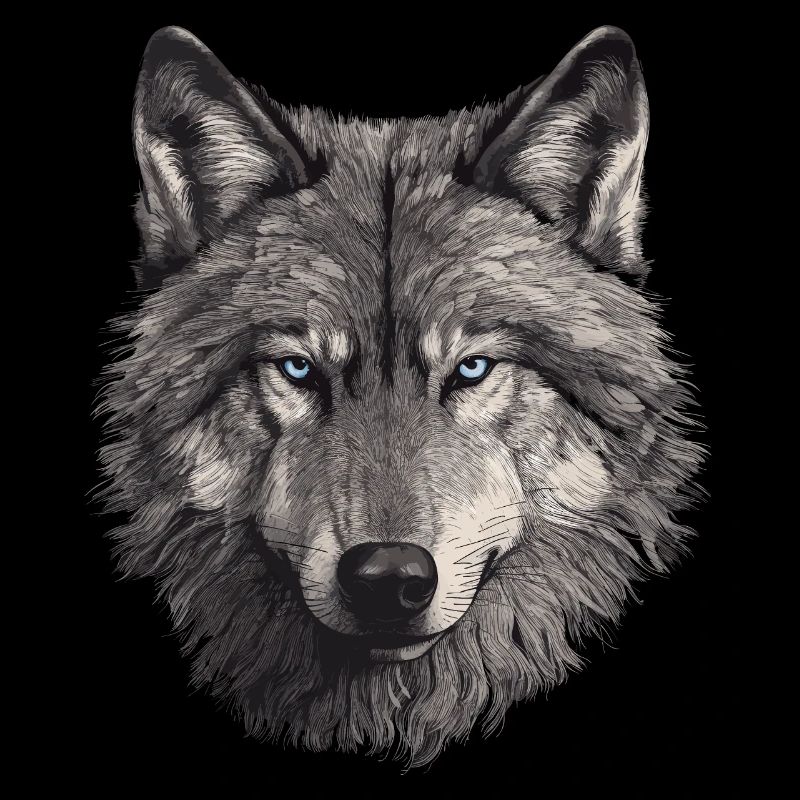 Wolf Wolf Head Scratch Marks Claws Wild