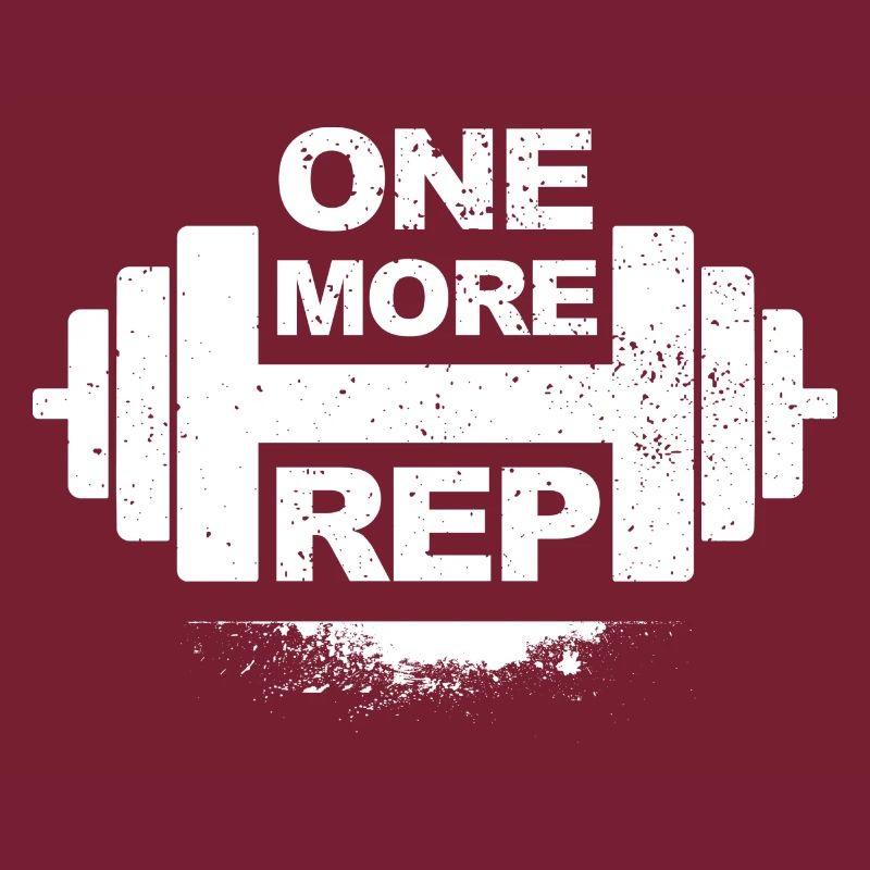 One More Rep - blanc