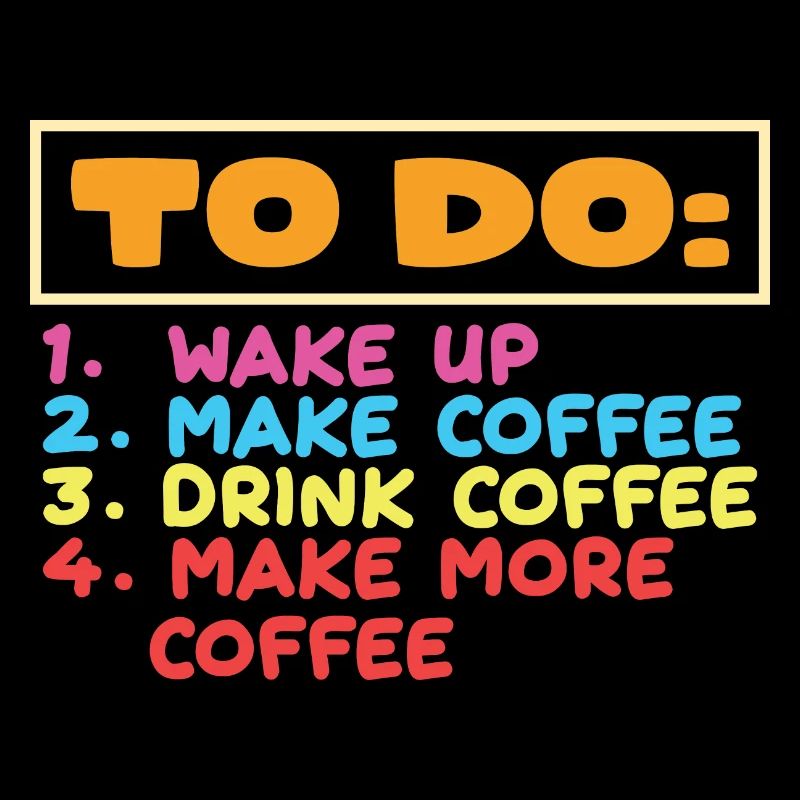 ToDo: Make Coffee, drink coffee, make more coffee