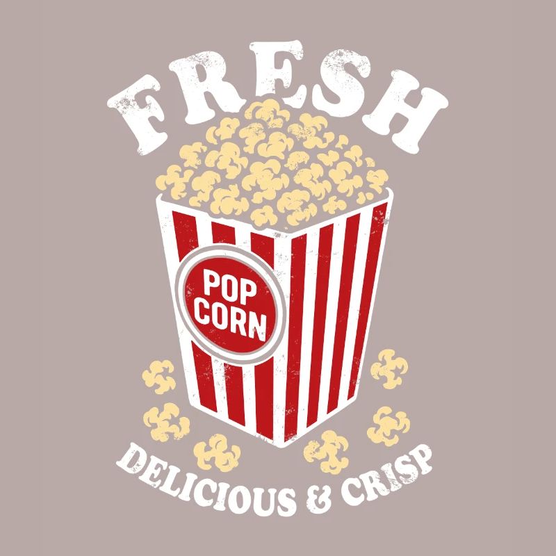 Frisches Popcorn - knusprig, lecker - Geschenk