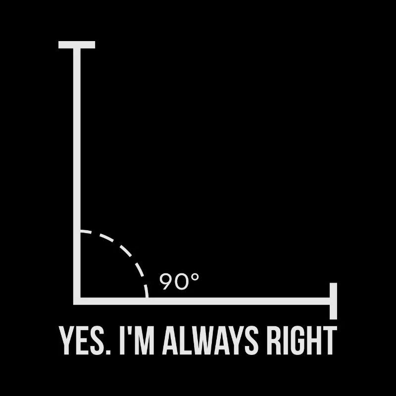 Math Teacher I'm Always Right Algebra Gift