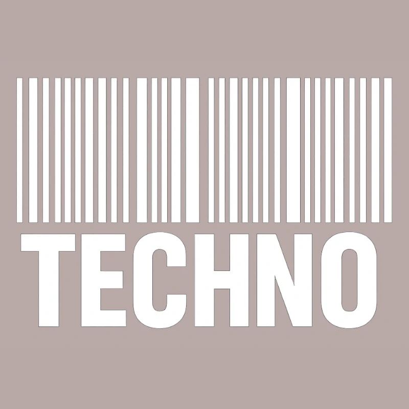 Techno Barcode Pattern