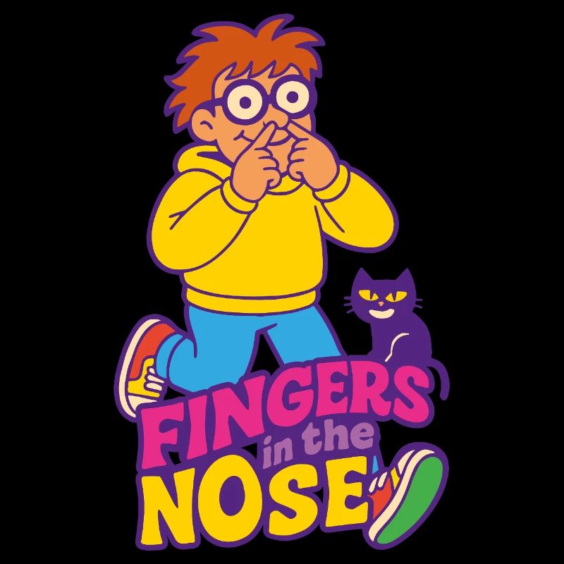 Fingers in the nose