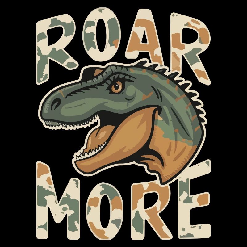 DINOSAUR TSHIRT, ROAR MORE