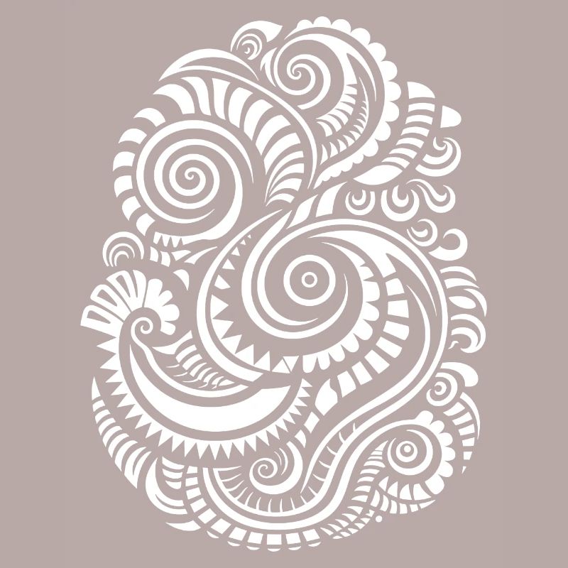 Expressive Maori Tattoo Art - Wave Pattern