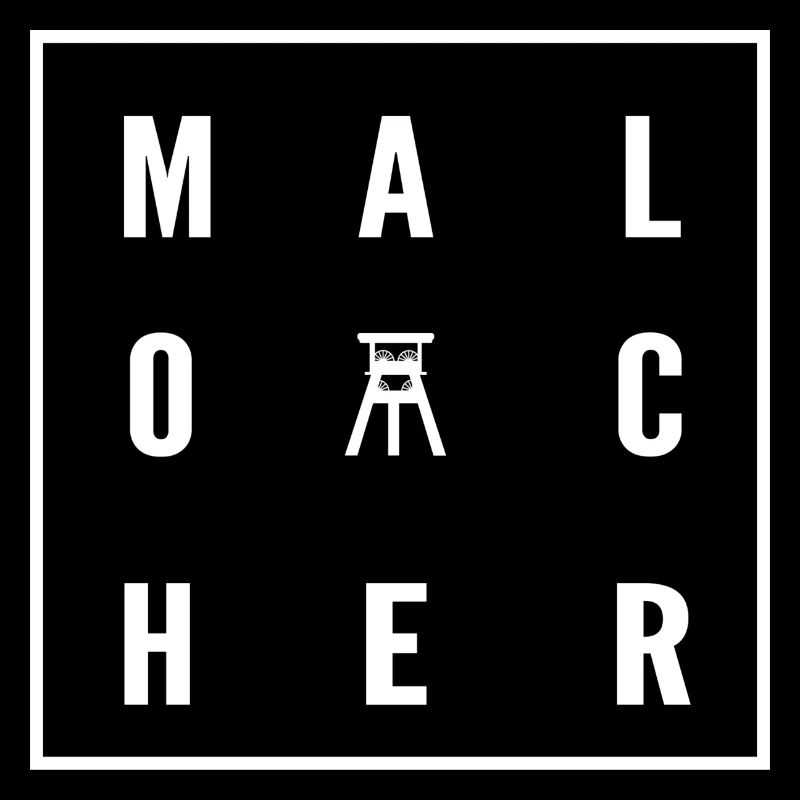 Malocher mit Förderturm