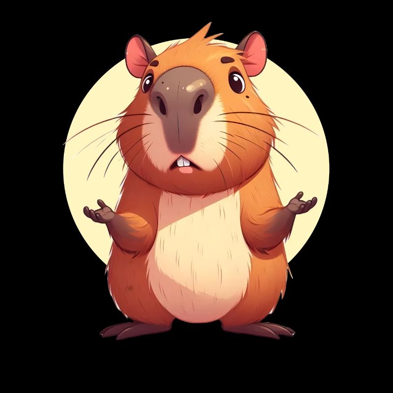 Capybara confus