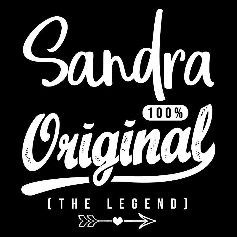 Sandra ORIGINAL personalisiertes Mädchen sandra Shirt