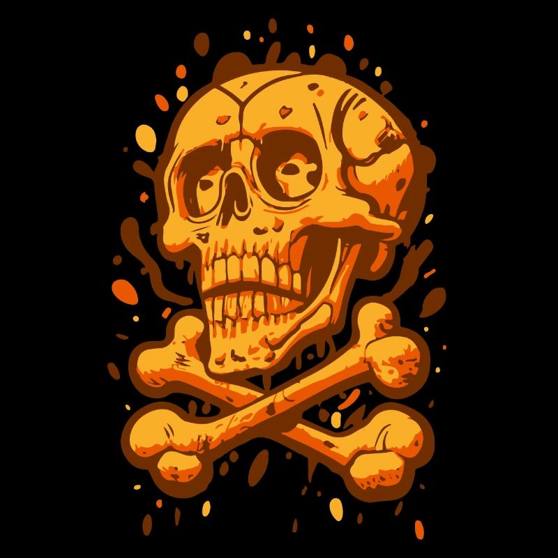 Graffiti Pirate Skull