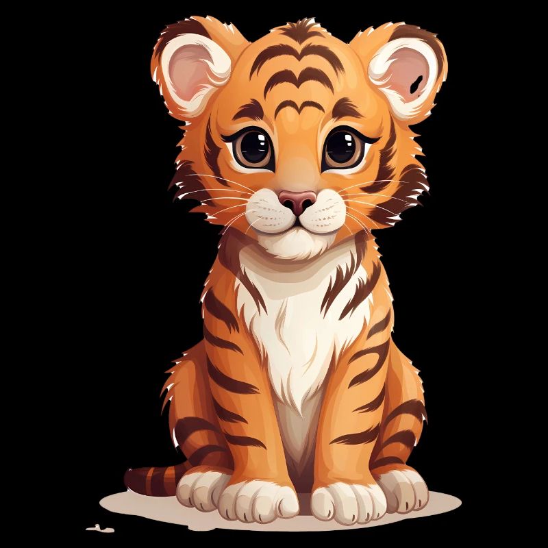 Bébé tigre mignon