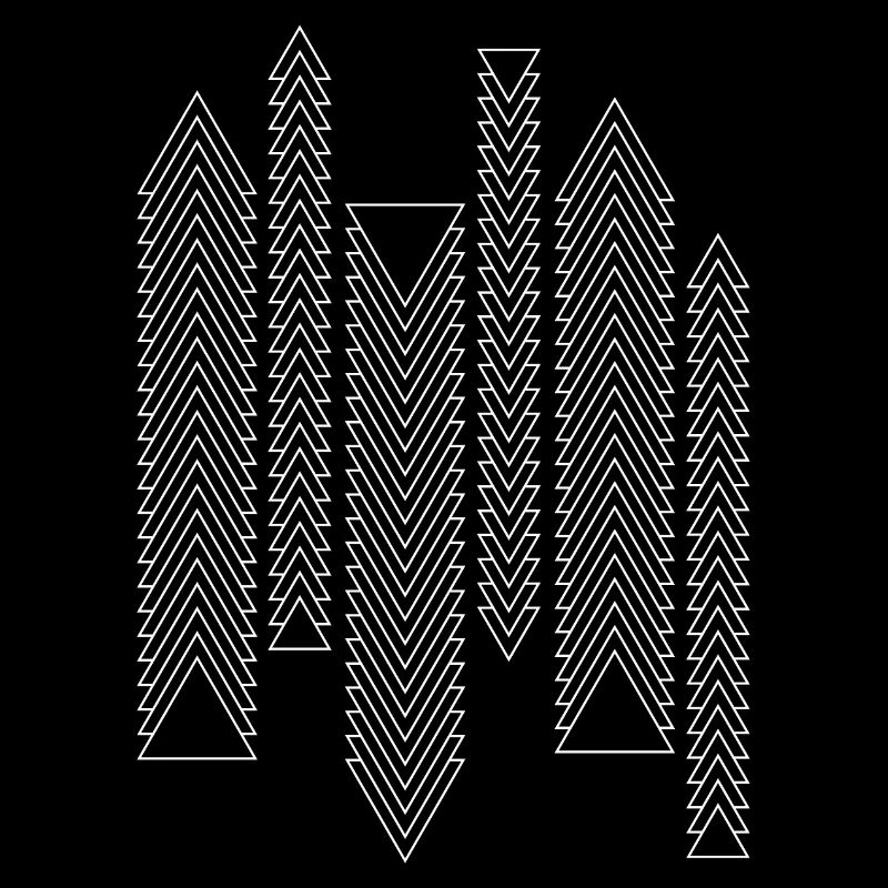 design de triangles noirs