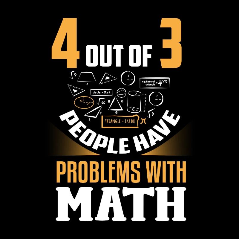Math professeur de mathématiques mathématiques disant école drôle