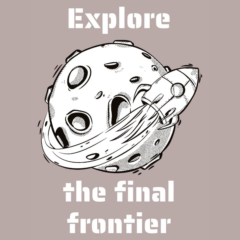 Explore The Final Frontier Retro Outer Space