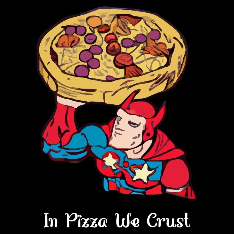 In der Pizza krusten wir