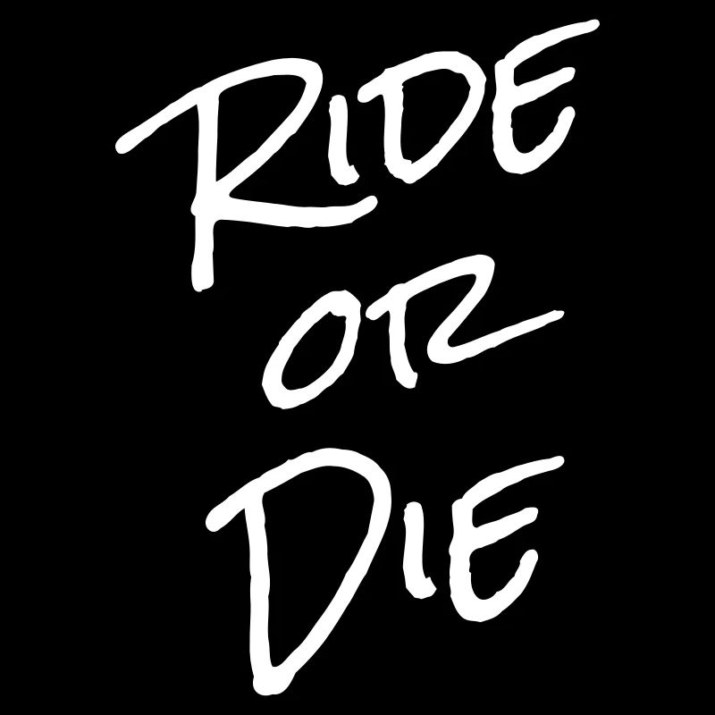 Ride or die Reit & Radfahrer Geschenk Farbwechsel