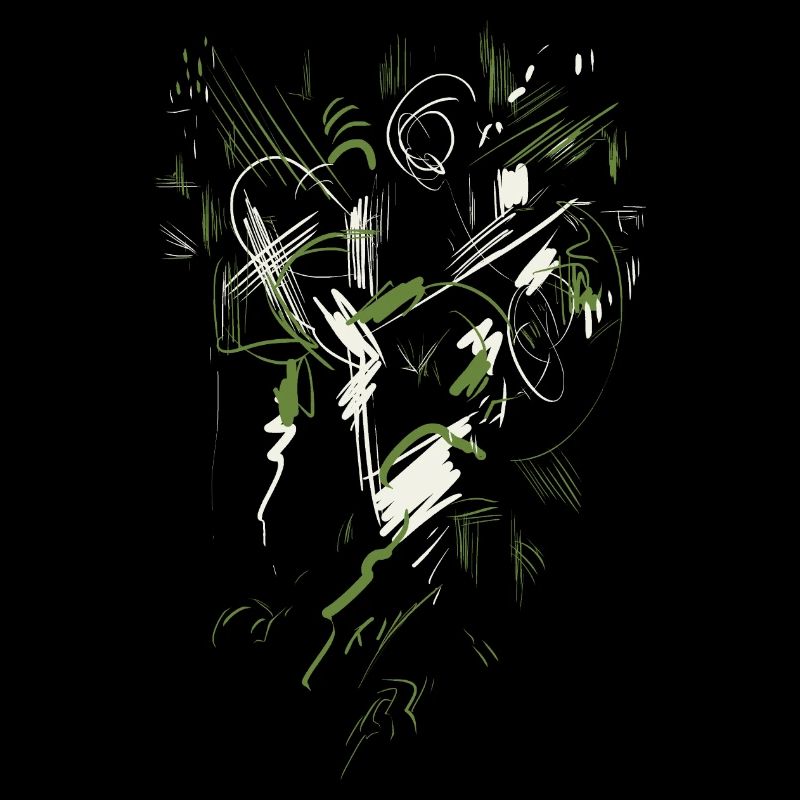 Abstrait vert blanc