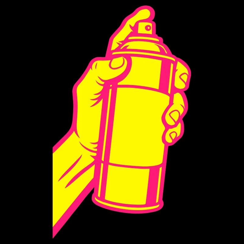 Graffiti Spray Can Pop Art