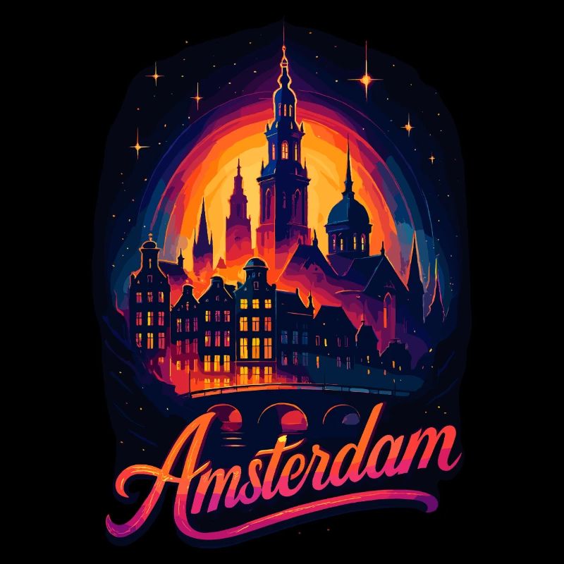 Amsterdam Capitale Pays-Bas Pays-Bas Cadeau