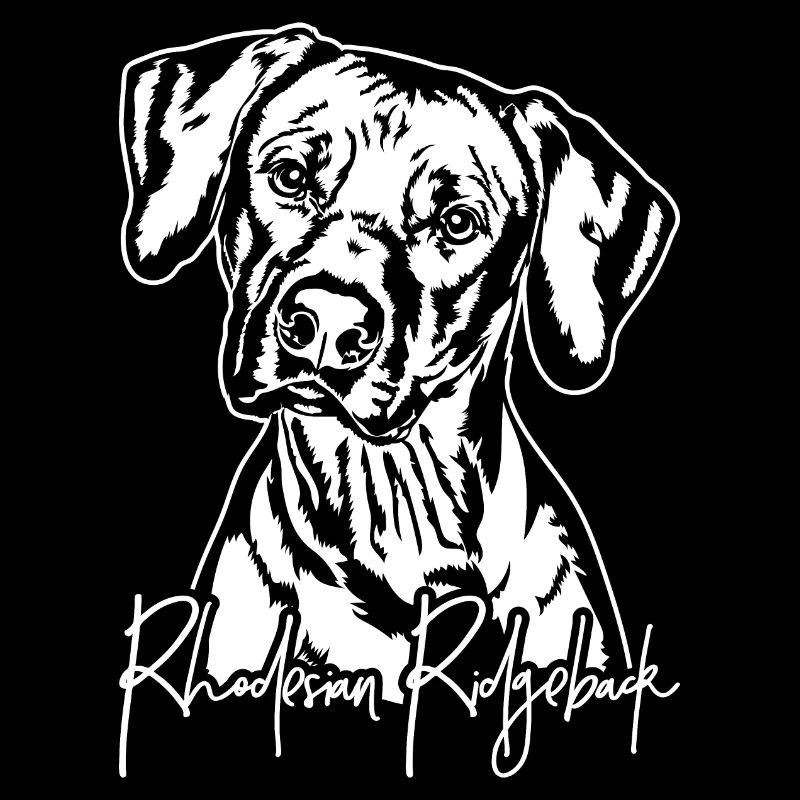 RHODESIAN RIDGEBACK Dog Portrait Wilsigns