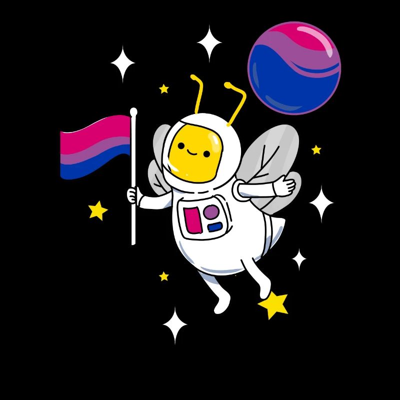 Abeilles Dans l’espace Bisexual Pride