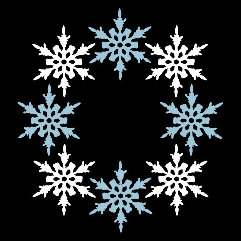 winter ring circle round pattern design cool cold sc