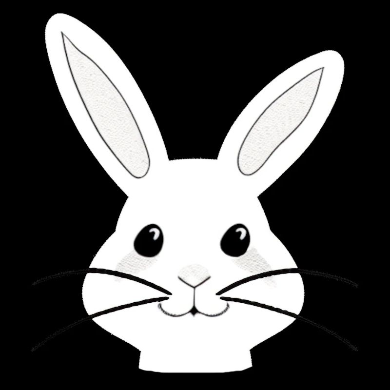 Mignon Lapin Dessin Animé Pâques Mignon