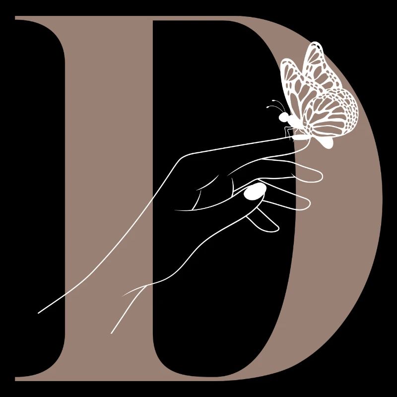 Magic butterfly letter