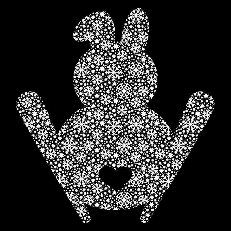 Skihase Snowflake