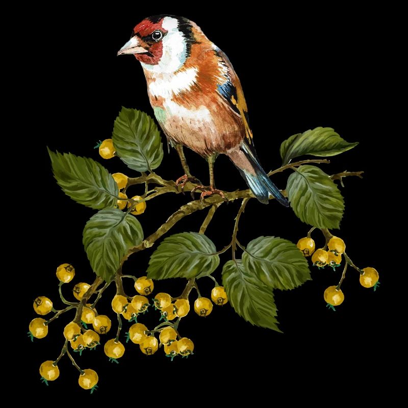 Bunter Vogel