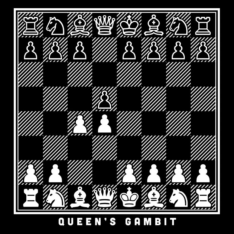 queens gambit chess opening board chess player