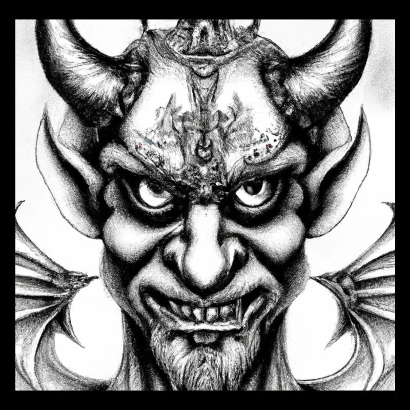 Visage du diable