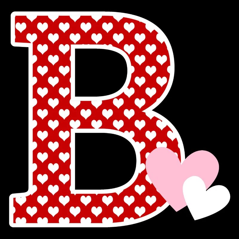 Buchstabe B Herz