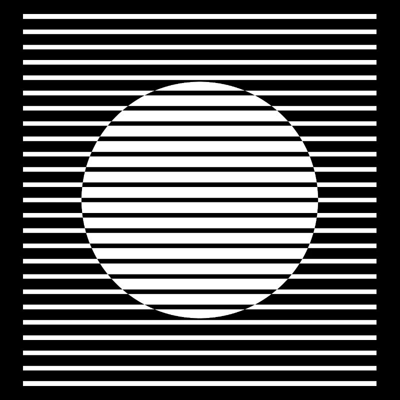 geometric circle and lines design