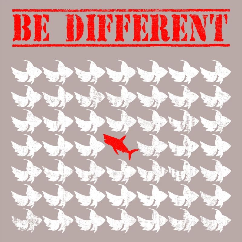 Soyez différent / Sei anders TShirt