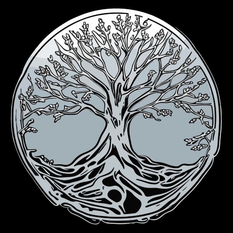 Baum aus Silber