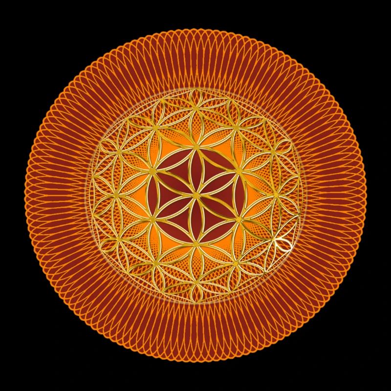 Fleur de la vie - Spirograph