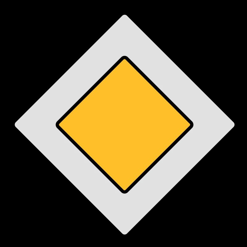 Vorfahrtsschild