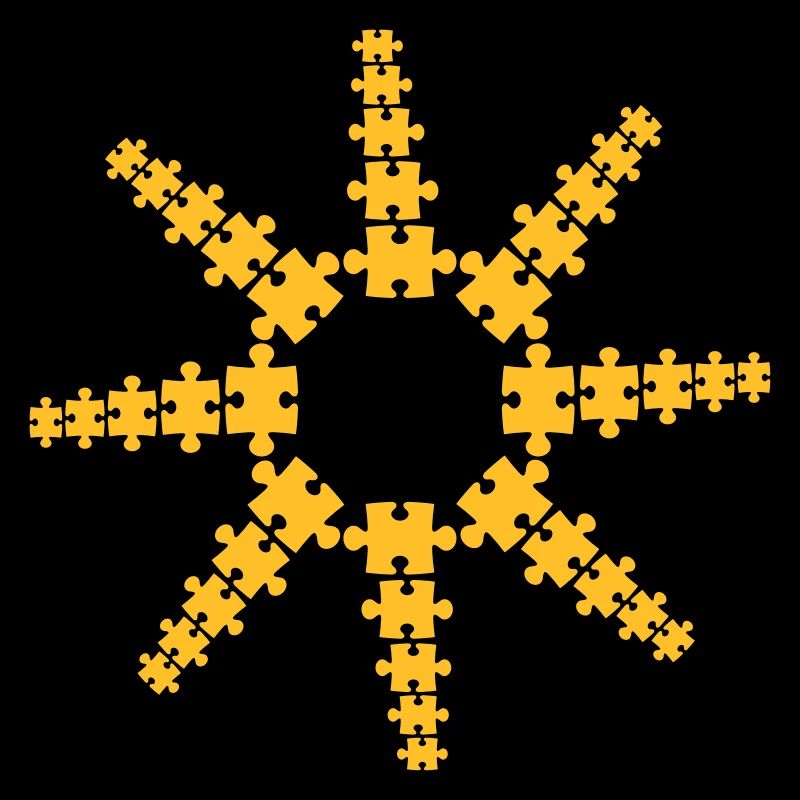 étoile puzzle soleil modèle partie puzzle puzzle puzzles